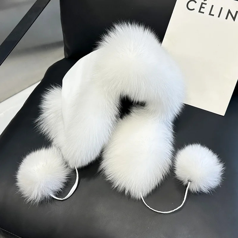 Trapper Hat Ear Flap - Women'S Imitation Fox Fur Hat Women'S