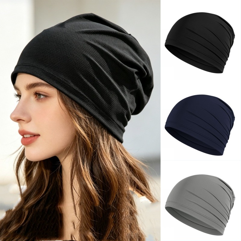 Skull Cap Helmet Liner - Quick Dry Breathable Stretch Beanie Skull