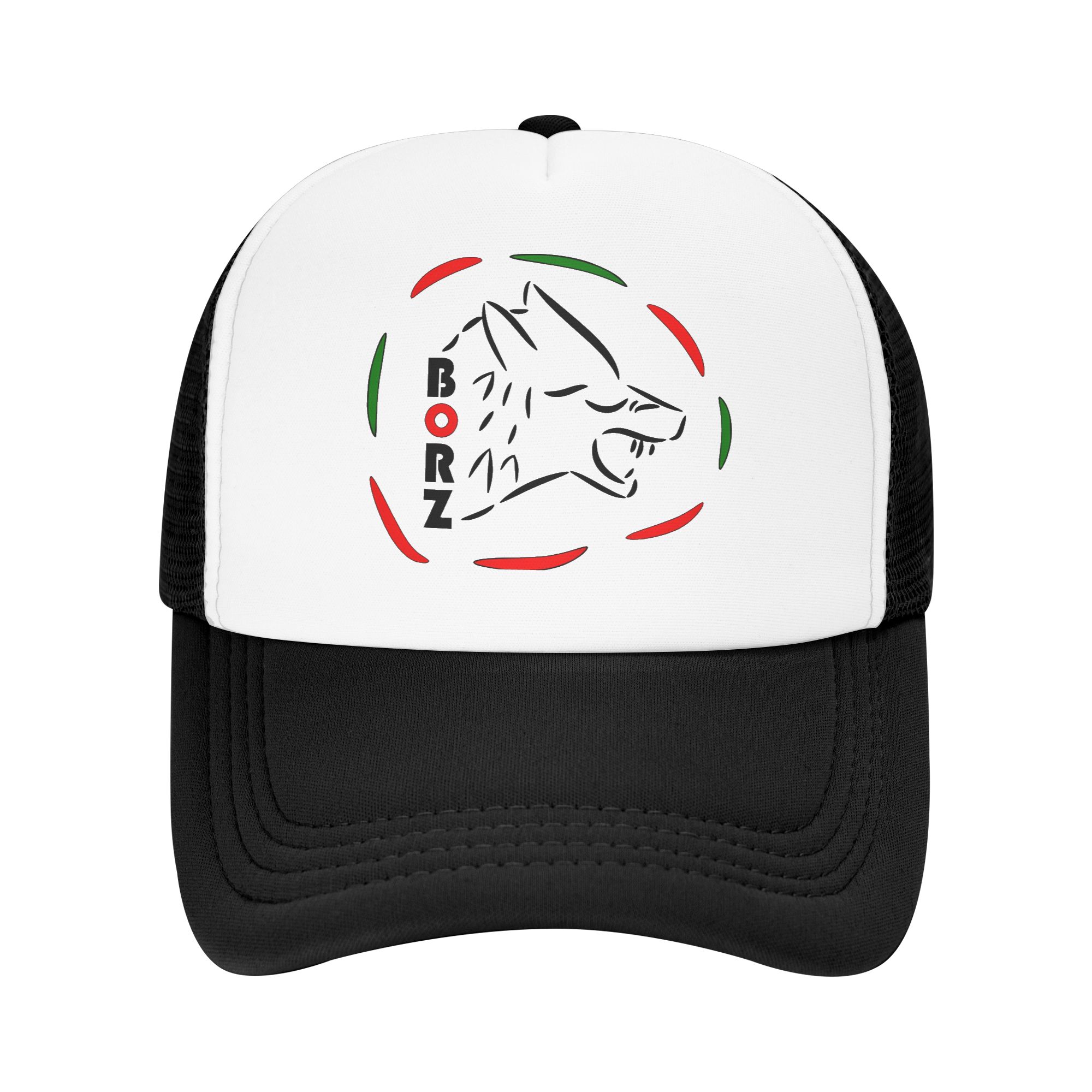 Trucker Cap Mesh - Chechen Wolf, Borz Design Sun Hats