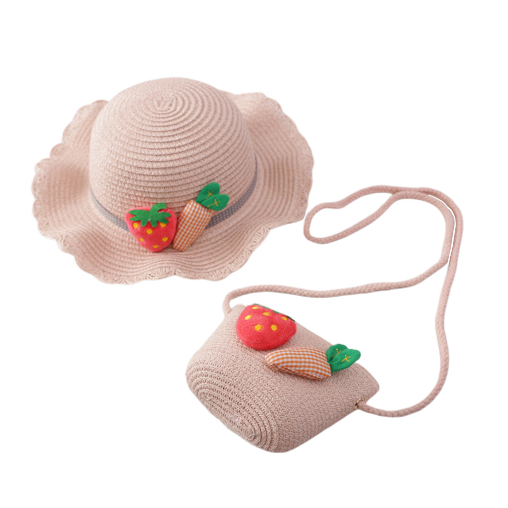 1Set Kids Straw Sun Protection - Sun Hat Wide Brim recension och pris