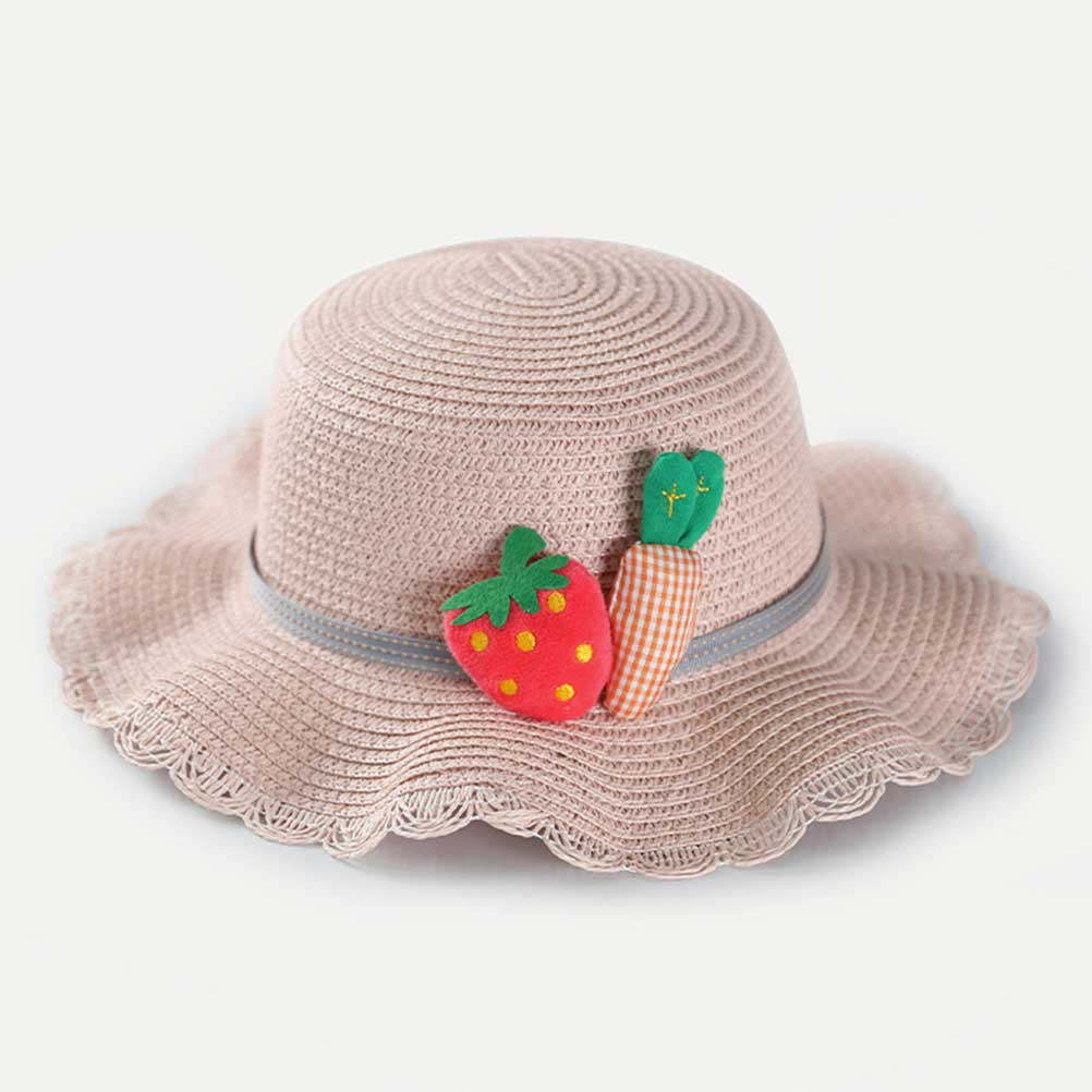 1Set Kids Straw Sun Protection - Sun Hat Wide Brim recension och pris