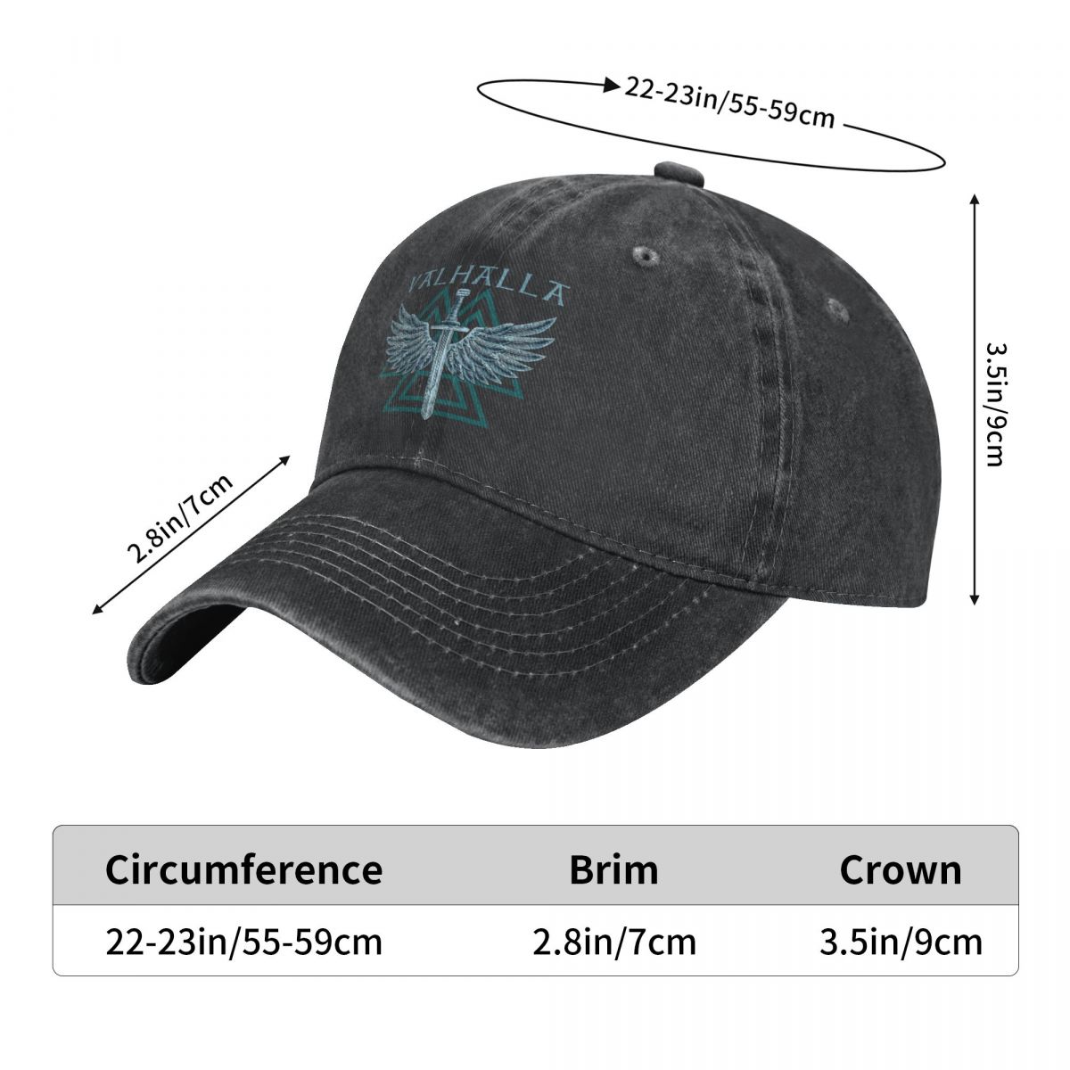 Washed Men's Baseball Cap Nors - Golf Cap Dad recension och pris