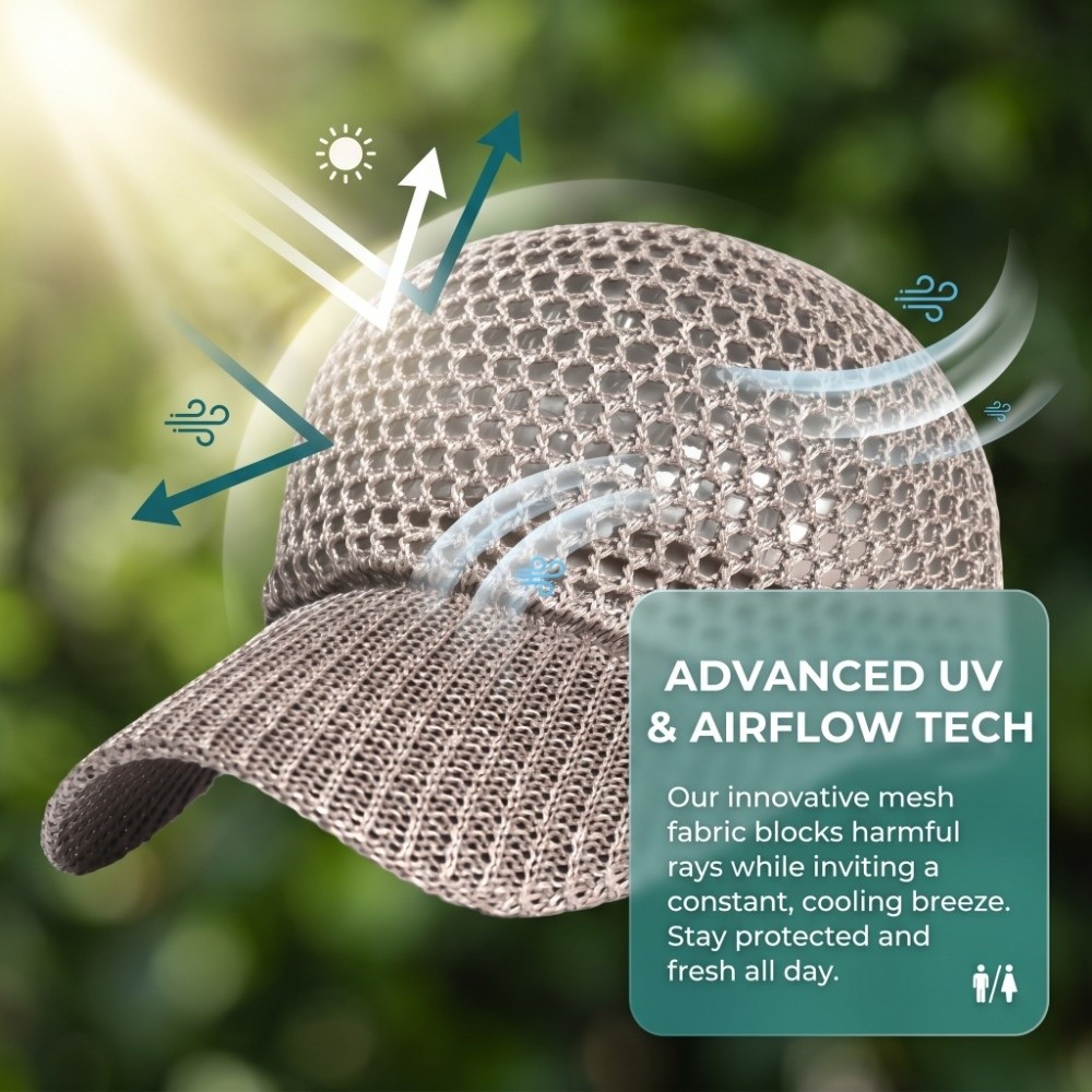 Versatile Polyester Breathable - Trucker Cap Mesh recension och pris