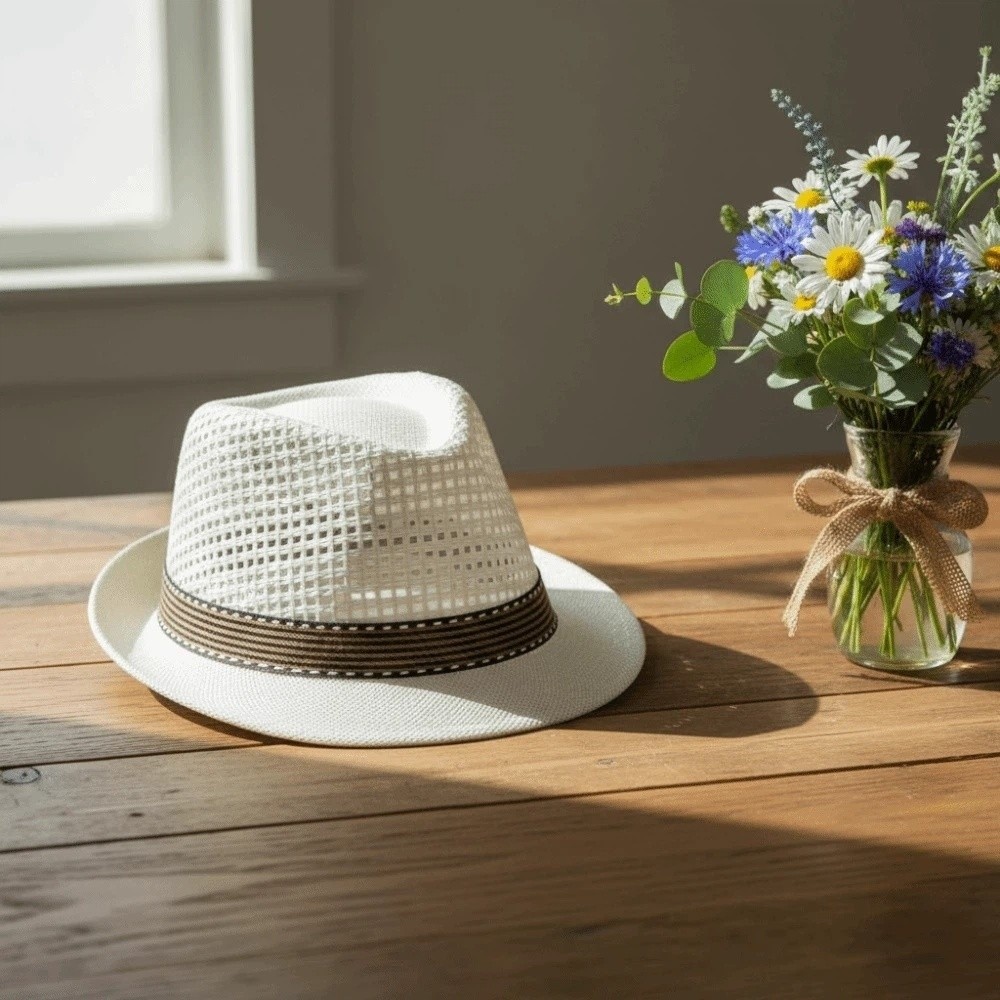 Short Brim Men Panama Hat Brea - Bucket Hat Cotton recension och pris