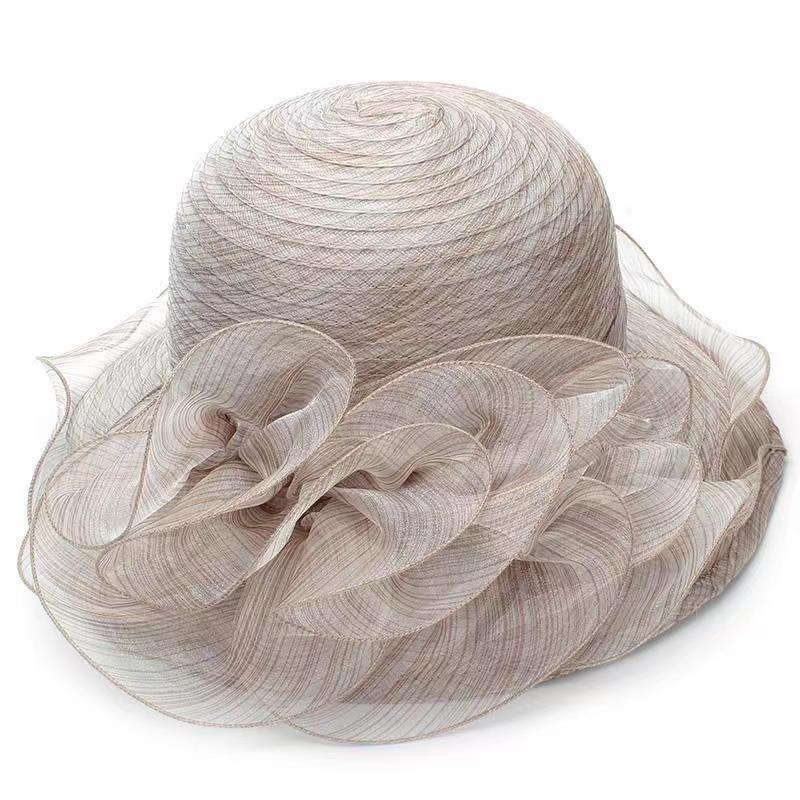 Women's Transparent Gauze Sun  - Sun Hat Wide Brim recension och pris